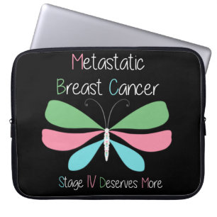 Metastatic Breast Cancer Advocacy and Support Laptop Sleeve