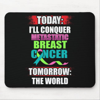 Metastatic Breast Cancer Awareness Beat Warrior Mouse Pad