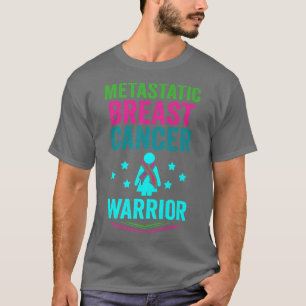 Metastatic Breast Cancer Awareness Tackling Warrio T-Shirt