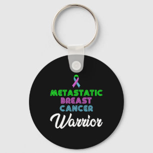 Metastatic Breast Cancer Awareness Warrior 1  Key Ring