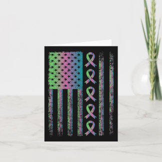 Metastatic Breast Cancer Flag Awareness Survivor G Card