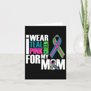Metastatic Breast Cancer Ribbon For Mum Cancer Awa Card