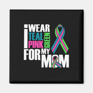 Metastatic Breast Cancer Ribbon For Mum Cancer Awa Magnet