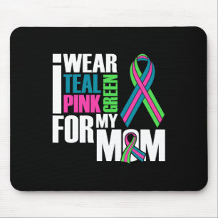 Metastatic Breast Cancer Ribbon For Mum Cancer Awa Mouse Pad