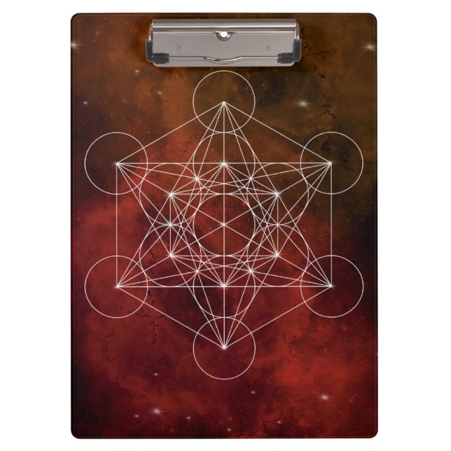 Metatron, chakra,zen,sacred geometric, angel clipboard (Front)