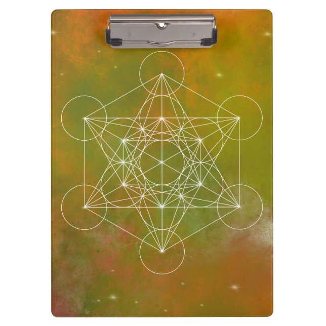 Metatron, chakra,zen,sacred geometric, angel, clipboard (Front)