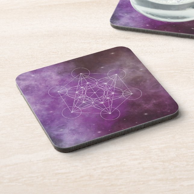 Metatron, chakra,zen,sacred geometric, angel coaster (Left Side)
