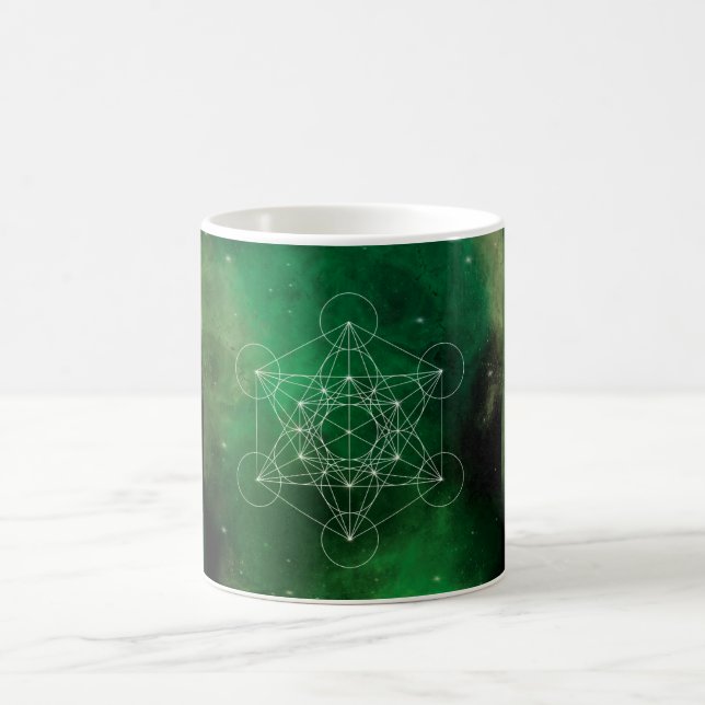 Metatron, chakra,zen,sacred geometric, angel coffee mug (Center)