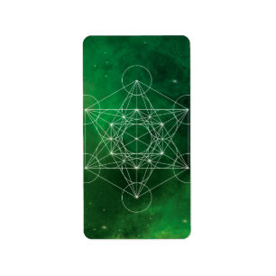 Metatron, chakra,zen,sacred geometric, angel label
