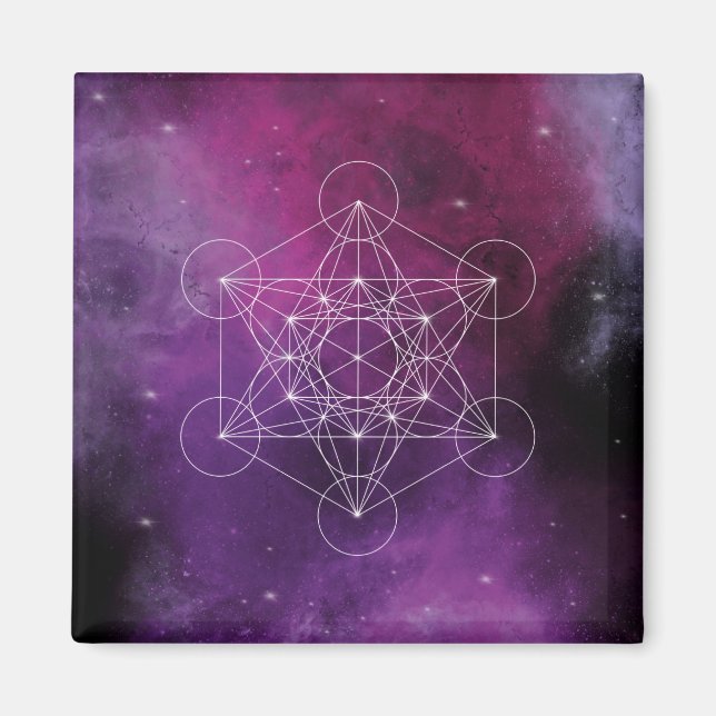 Metatron, chakra,zen,sacred geometric, angel, magnet (Front)