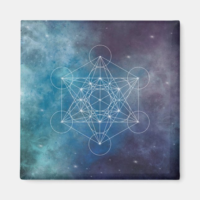Metatron, chakra,zen,sacred geometric, angel magnet (Front)
