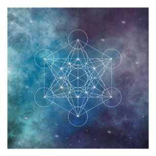Metatron, chakra,zen,sacred geometric, angel photo print