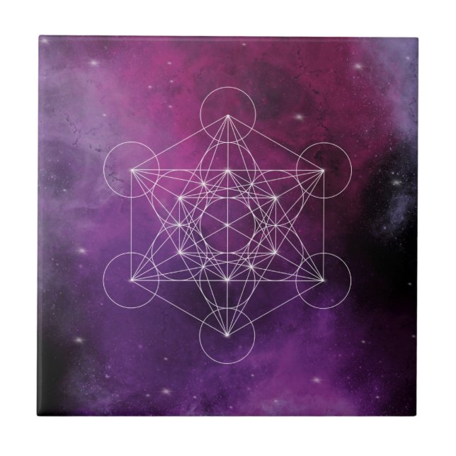Metatron, chakra,zen,sacred geometric, angel, tile (Front)