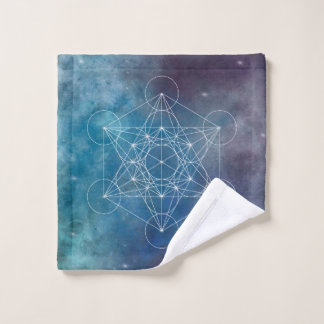 Metatron, chakra,zen,sacred geometric, angel wash cloth