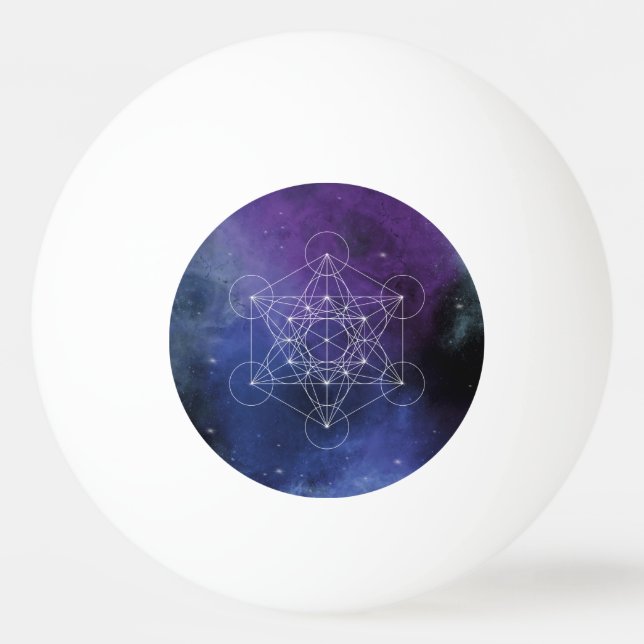 Metatron, chakra,zen,sacred geometric, geometry, ping pong ball (Front)