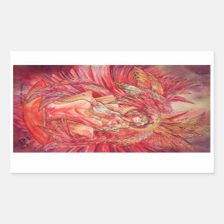 Metatron Rectangular Sticker