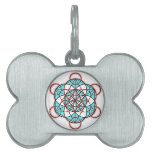 Metatron Red Pet Name Tag