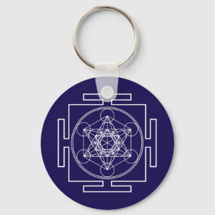 Metatron’s Cube Key Ring