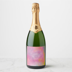 Metatron zen archange sparkling wine label