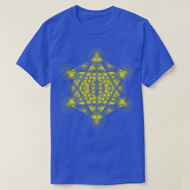 Metatrons Chambers Yellow T-Shirt (Design Front)