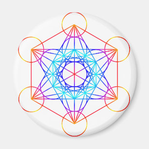 Metatron's Cube (Colour 2) Magnet