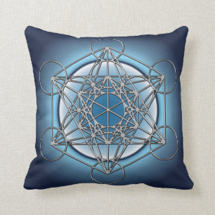 Metatrons Cube Cushion