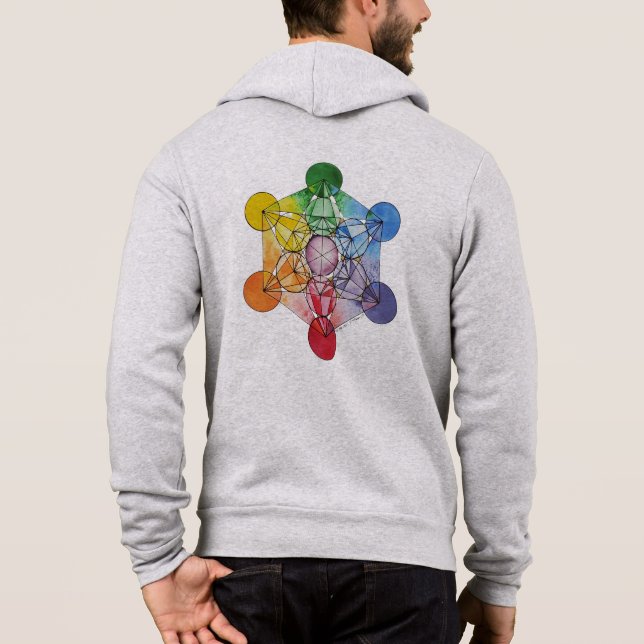 Metatron's Cube Hoodie (Back)