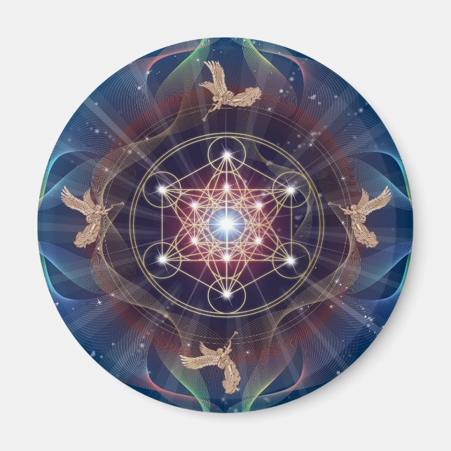 Metatron's Cube - Merkabah Magnet (Front)