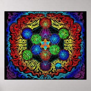 Metatron's Cube Poster