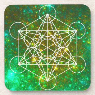 Metatron's Cube, Sacred Geometry, Spiritual Symbol Coaster
