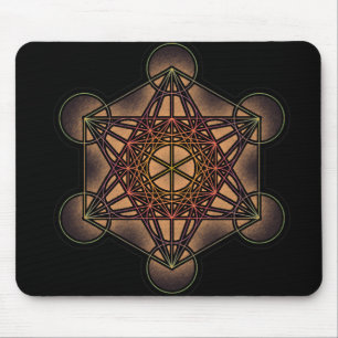 Metatron's Cube - Sacred Geometry Symbol Mouse Pad