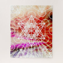 Metatron's Cube Space Puzzle 520 Pieces