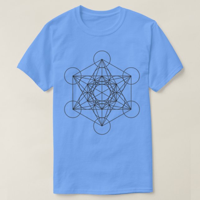 Metatrons Cube T-Shirt (Design Front)