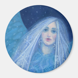 Metelitsa Snow Girl Snegurochka Christmas Angel Magnet