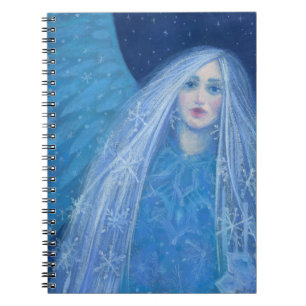 Metelitsa Snow Girl Snegurochka Christmas Angel Spiral Notebook