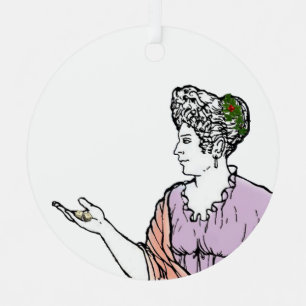 Metella  metal tree decoration