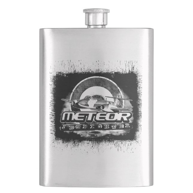 Meteor Hip Flask Classic Flask (Front)