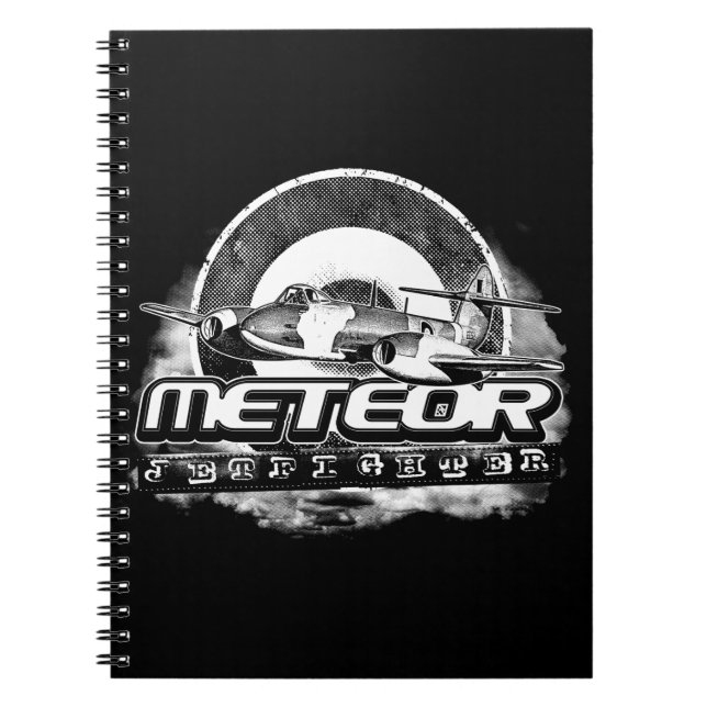 Meteor Notebook Spiral Photo Notebook (Front)