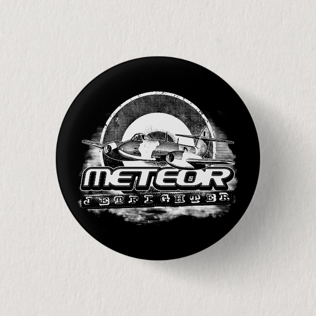 Meteor Pinback Button Button (Front)