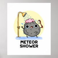 Meteor Shower Cute Science Pun