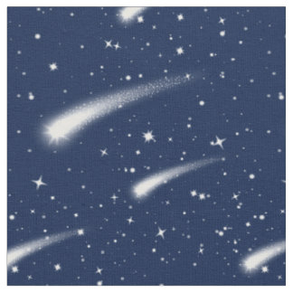 Meteor Shower Shooting Star Fabric by the Yard