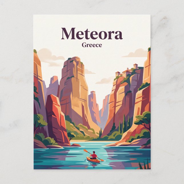 Meteora, Greece Postcard (Front)