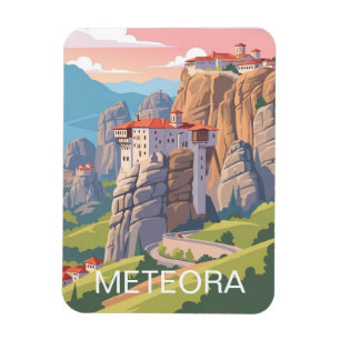 Meteora Greece Travel Magnet