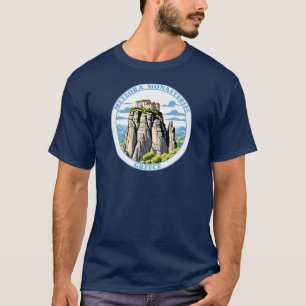 Meteora Monasteries Greece T-Shirt