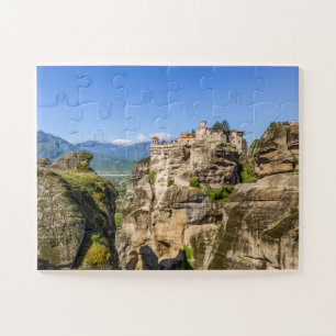 Meteora Monastery Greece Jigsaw Puzzle – Scenic 