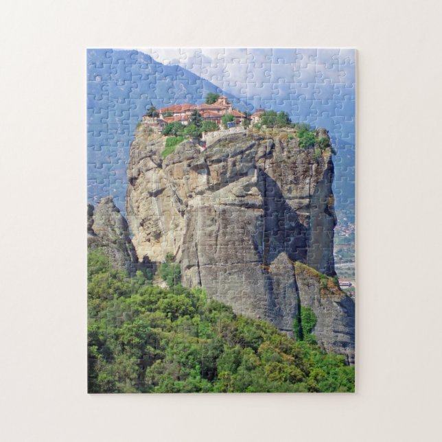Meteora monastery view puzzle (Vertical)