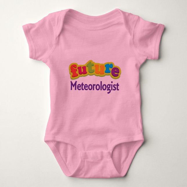 Meteorologist (Future) Infant Baby T-Shirt Baby Bodysuit (Front)