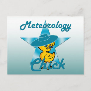 Meteorology Chick #7 Postcard