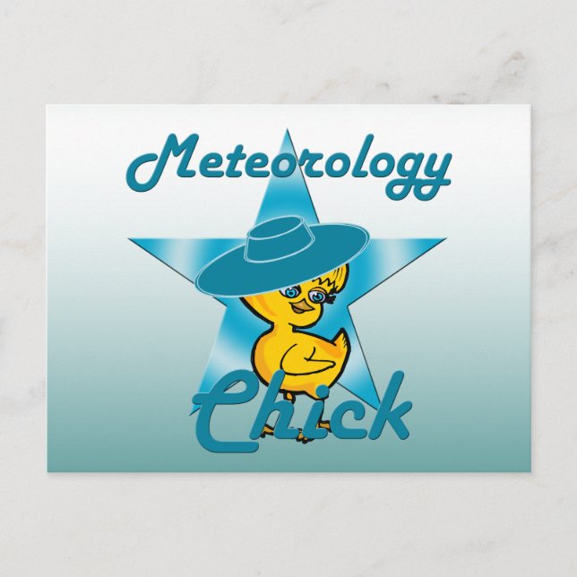 Meteorology Chick #7 Postcard (Front)