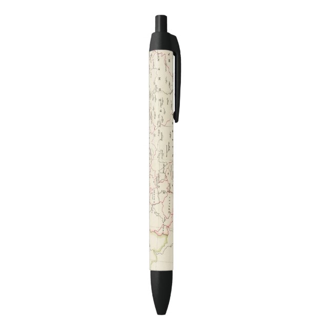 meterological stations throughout Central Europe Black Ink Pen (Bottom (Vertical))